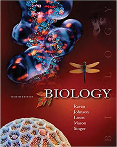 Biology by Peter Raven Nasta Hardcover Reinforced High School Binding Student Edition 9780073349824 (USED:GOOD;minor markings on outside) *AVAILABLE FOR NEXT DAY PICK UP* *Z144 [ZZ]