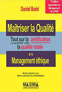 MAITRISER LA QUALITE 3rd Edition by Daniel Boéri 9782840014744 (USED:GOOD) *A1 [ZZ]