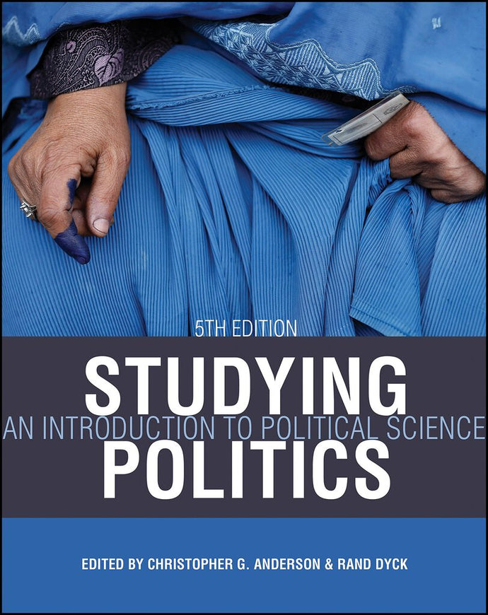 Studying Politics An Introduction to Political Science 5th edition by Christopher Anderson 9780176531492 *60a [ZZ]