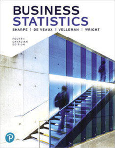 Business Statistics 4th Canadian edition +MyLabStatistics with Pearson Etext by Sharpe PKG 9780135582084 *103e [ZZ]