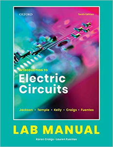 Introduction to Electric Circuits 10th edition by Jackson +Lab Manual PKG 9780199036684 *16a [ZZ]
