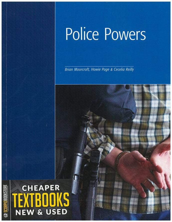 Police Powers by Brian Moorcroft 9781552396773 (USED:GOOD) *AVAILABLE FOR NEXT DAY PICK UP* *Z249 [ZZ]