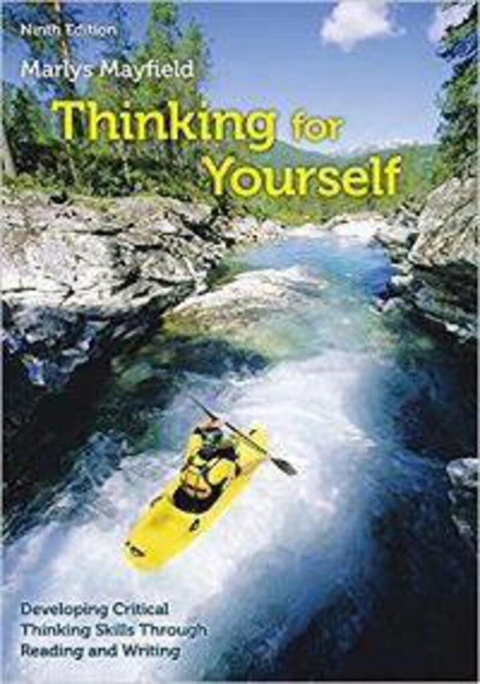 *PRE-ORDER, 4-7 BUSINESS DAYS* Thinking for Yourself 9th edition by Marlys Mayfield 9781133311188