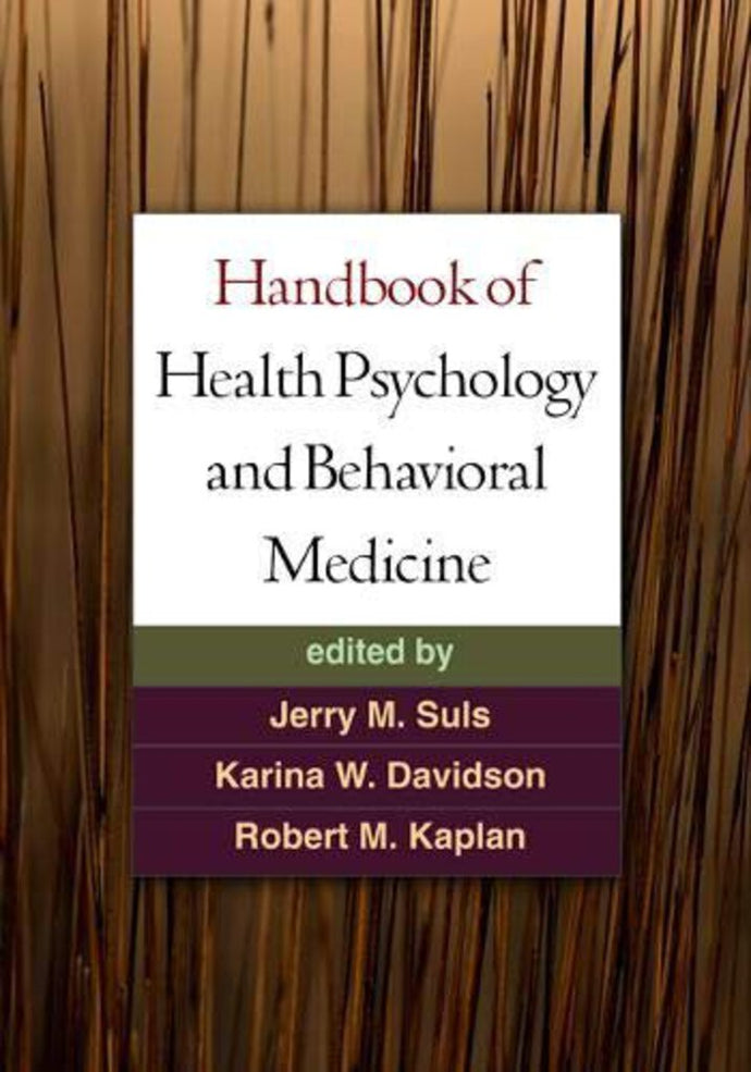Handbook of Health Psychology and Behavioral Medicine by Jerry Suls 9781606238950 (USED:GOOD; highlights) *10b