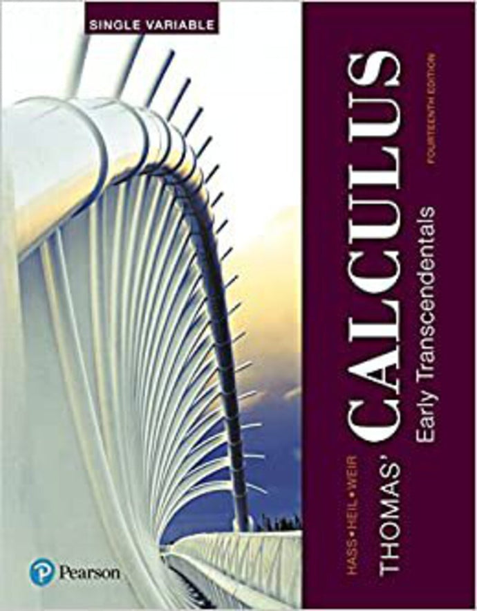 Thomas' Calculus 14th Edition by Joel R. Hass 9780134439419 (USED:GOOD) *144a