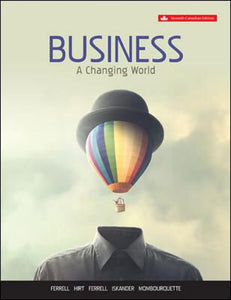 Business a Changing World 7th Canadian edition by Ferrell 9781260065862 (USED:VERYGOOD) *66f