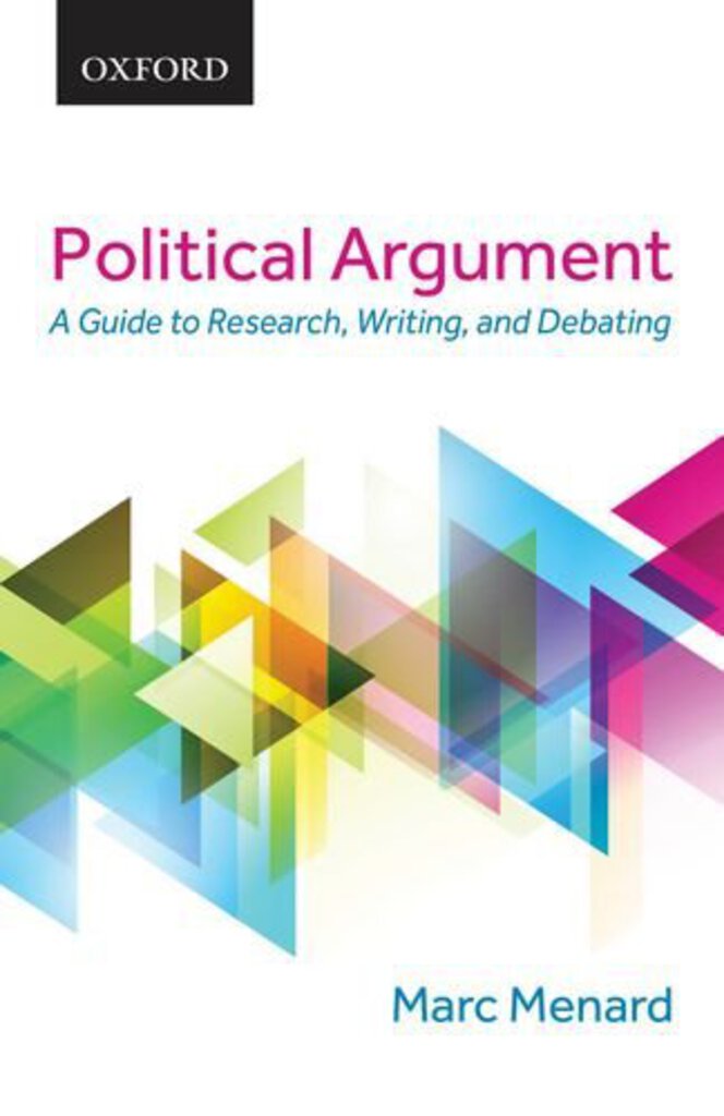 *PRE-ORDER, APPROX 4-6 BUSINESS DAYS* Political Argument by Marc Menard 9780199018741 *82a [ZZ]