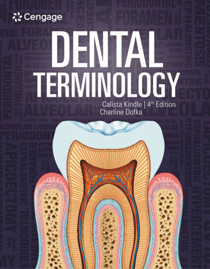 *PRE-ORDER, APPROX 5-7 BUSINESS DAYS* Dental Terminology 4th Edition by Calista Kindle 9780357456828 *106d