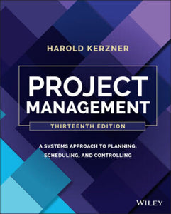 *PRE-ORDER, APPROX 7 BUSINESS DAYS* Project Management 13th Edition by Harold Kerzner 9781119805373 *116g
