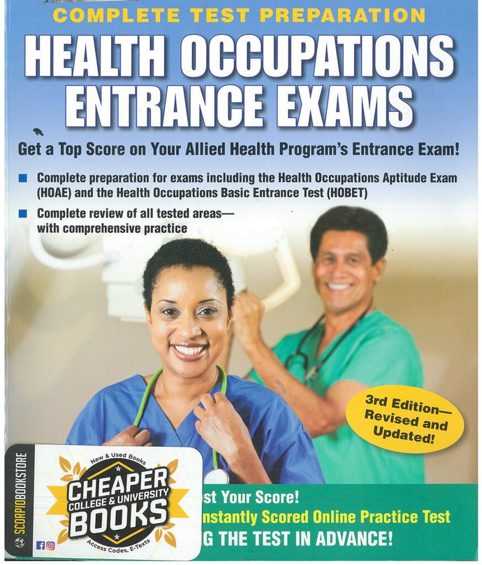 Health Occupations Entrance Exams 3rd Edition by Learning Express 9781576859223 (USED:ACCEPTABLE) *69b