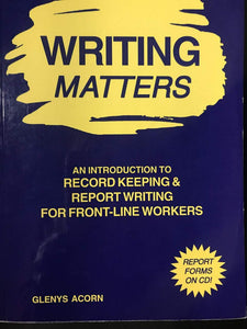 Writing Matters by Glenys Acorn 9780981010618 (USED:LIKENEW) *D4