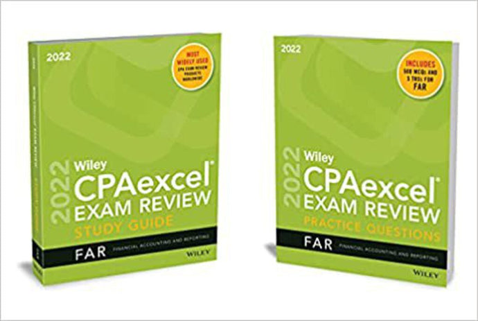 *PRE-ORDER, APPROX 7-10 BUSINESS DAYS* Wiley's CPA 2022 Study Guide + Question Pack: Financial Accounting and Reporting 9781119852414