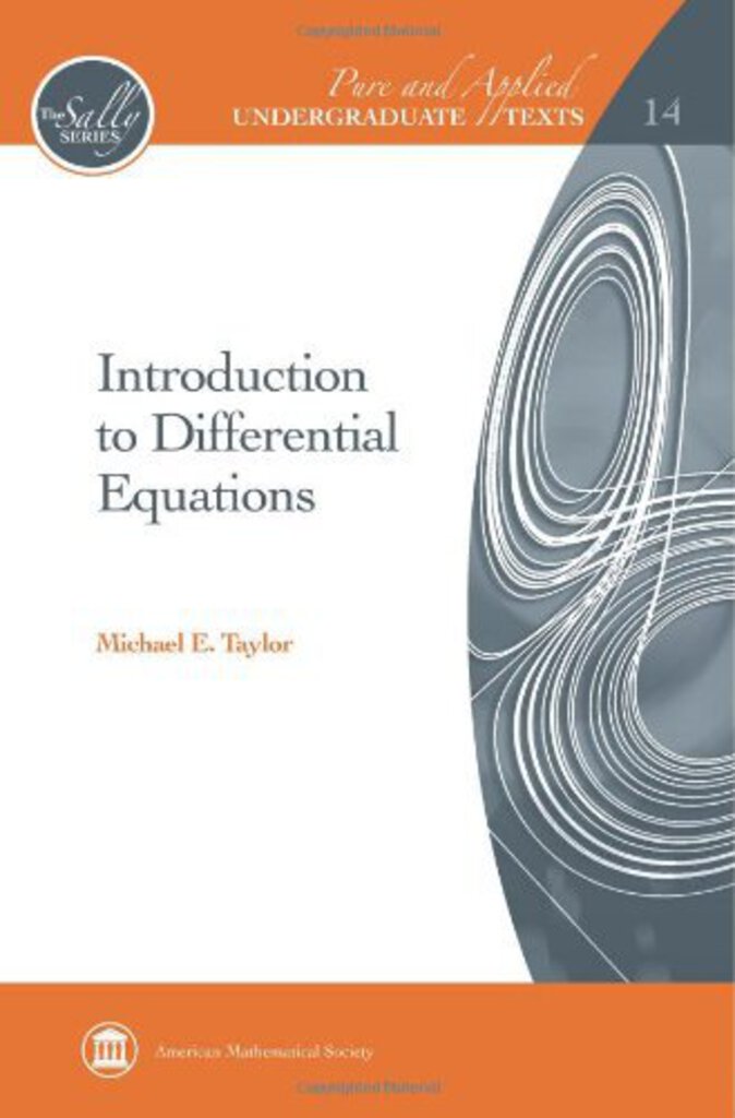 Introduction to Differential Equations by Michael E. Taylor 9780821852712 *AVAILABLE FOR NEXT DAY PICK UP* *Z220 [ZZ]