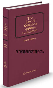 *PRE-ORDER, APPROX 5-7 BUSINESS DAYS* The Law of Contracts 8th Edition by Stephen Waddams [Hardcover] 9780779899296