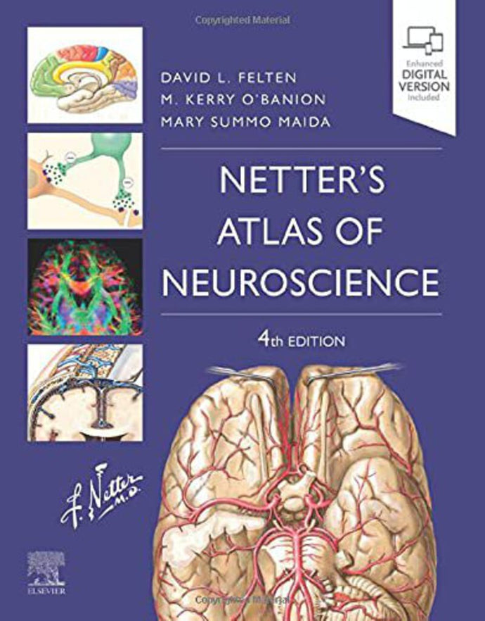 Netter's Atlas of Neuroscience by David L. Felten 9780323756549 (USED:LIKE NEW) *A45 [ZZ]