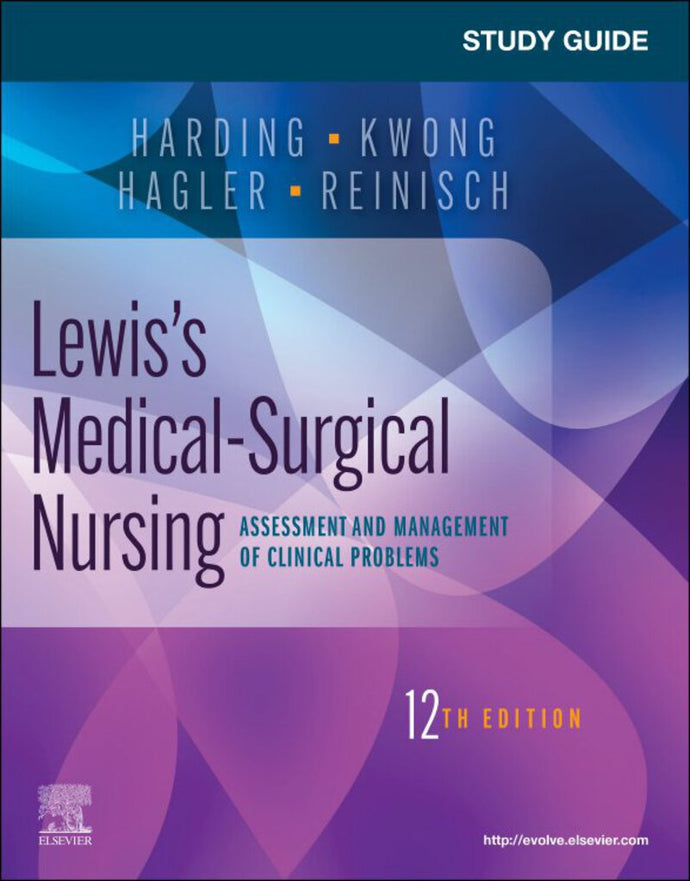 *PRE-ORDER, APPROX 2-3 BUSINESS DAYS* Study Guide for Lewis's Medical-Surgical Nursing 12th edition by Mariann M. Harding 9780323792387