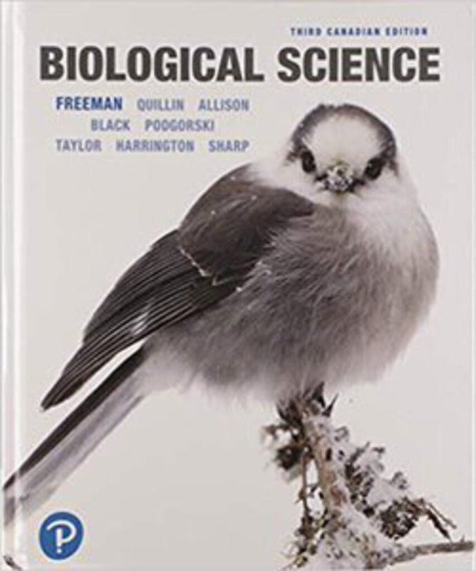 *PRE-ORDER, APPROX 4-6 BUSINESS DAYS* Biological Science 3rd Canadian Edition by Scott Freeman 9780133942989