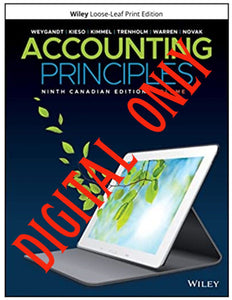 ACCESS CODE ONLY FOR ACCT111 HUMBER Accounting Principles Volume 1 9th Canadian Edition WileyPLUS Only API Single Term 9781119786870 *FINAL SALE* fr1