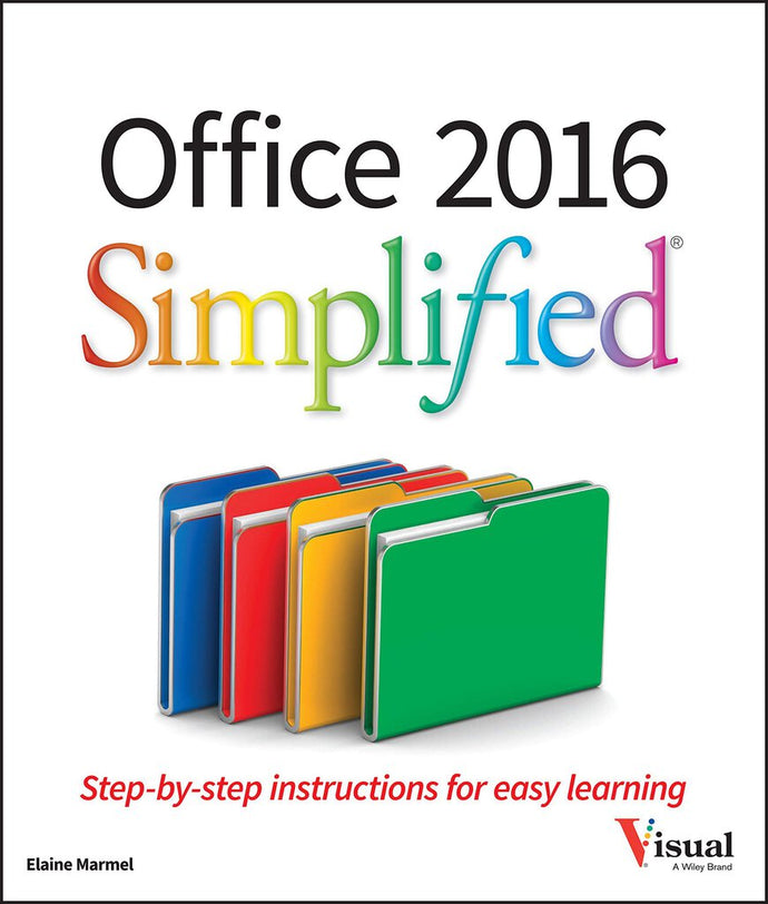 *PRE-ORDER 2-3 BUSINESS DAYS* Office 2016 Simplified 9781119074748