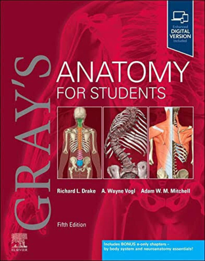 *PRE-ORDER, APPROX 2-4 BUSINESS DAYS* Gray's Anatomy for Students 5th Edition by Richard L. Drake 9780323934237 *47c
