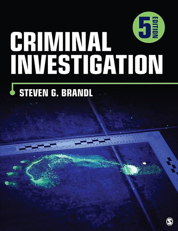 Criminal Investigation 5th Edition by Steven G. Brandl 9781544395654 (USED:LIKENEW) *A2 [ZZ]