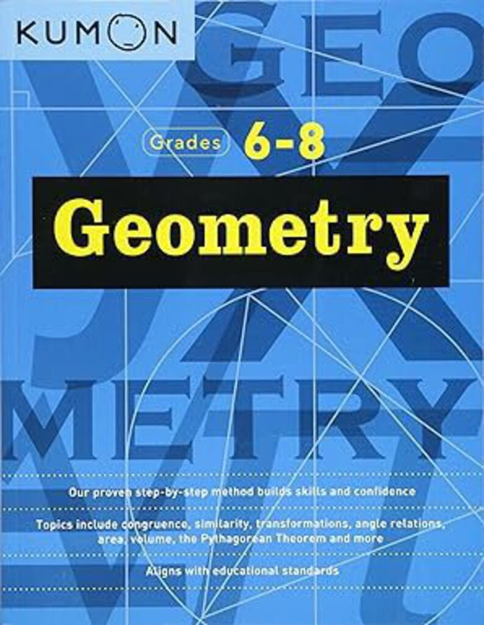 Geometry Grade 6-8 by Kumon 9781941082713 (USED:VERYGOOD) *139f