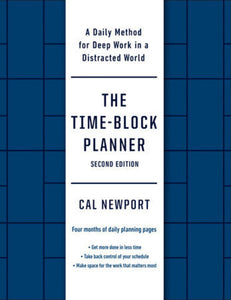 The Time-Block Planner 2nd edition By Cal Newport 9780593545393 *52a