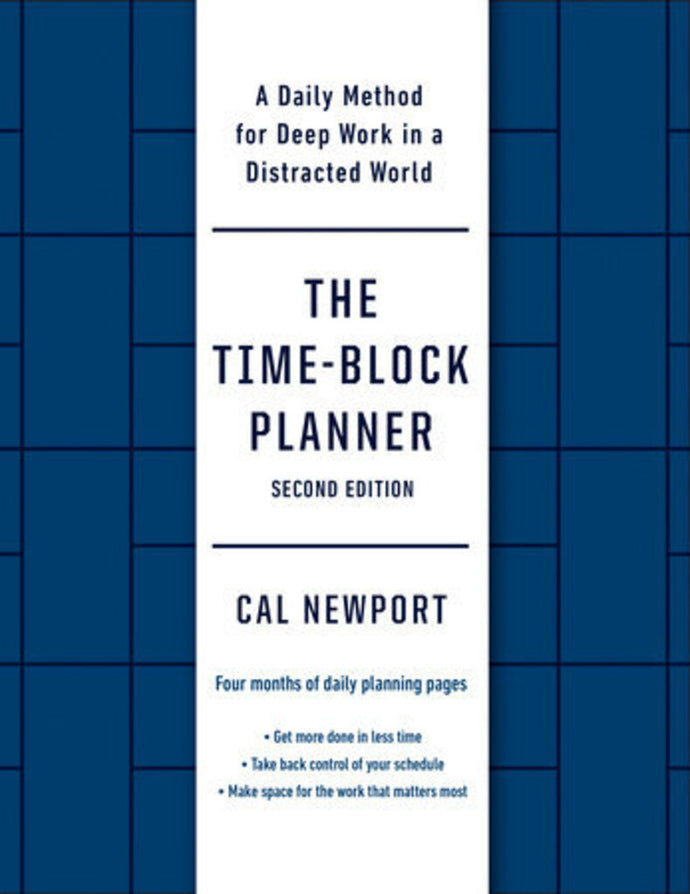 The Time-Block Planner 2nd edition By Cal Newport 9780593545393 *52a