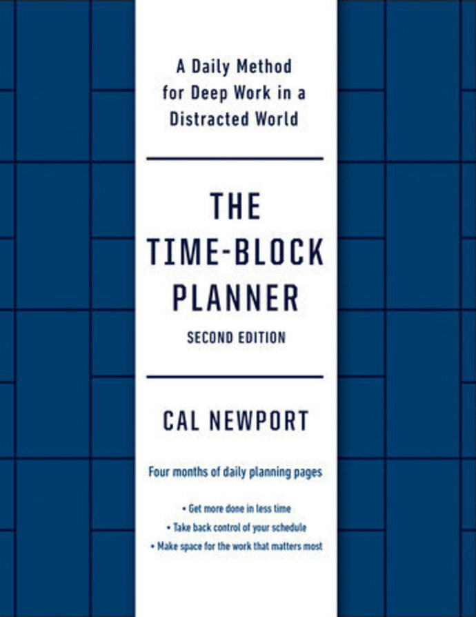The Time-Block Planner 2nd edition By Cal Newport 9780593545393 *53a