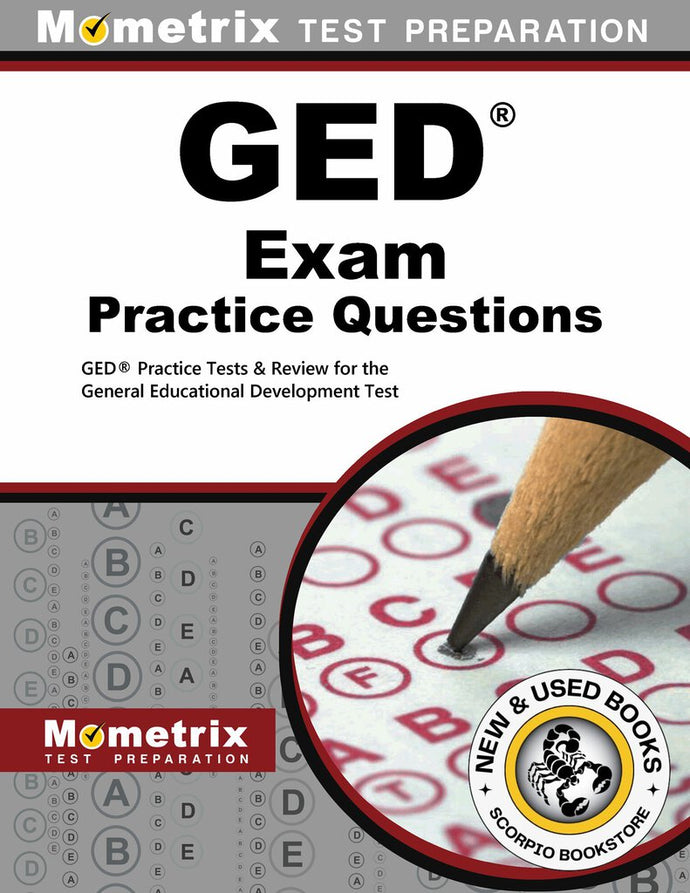 *PRE-ORDER, APPROX 14 BUSINESS DAYS* GED Exam Practice Questions 9781621200536 *FINAL SALE*