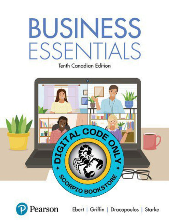 MyLab Business with Pearson eText for Business Essentials 10th Canadian Edition by Ebert DIGITAL ACCESS CODE 9780137368976 *FINAL SALE* *COURSE LINK FROM PROFESSOR REQUIRED*