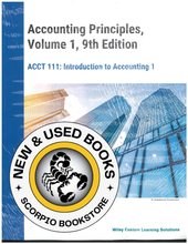 Load image into Gallery viewer, Accounting Principles Volume 1 9th Edition +WileyPlusNextGen by Wiley PKG ACCT111: Introduction to Accounting 1 Custom Humber 9781394164530 *109a
