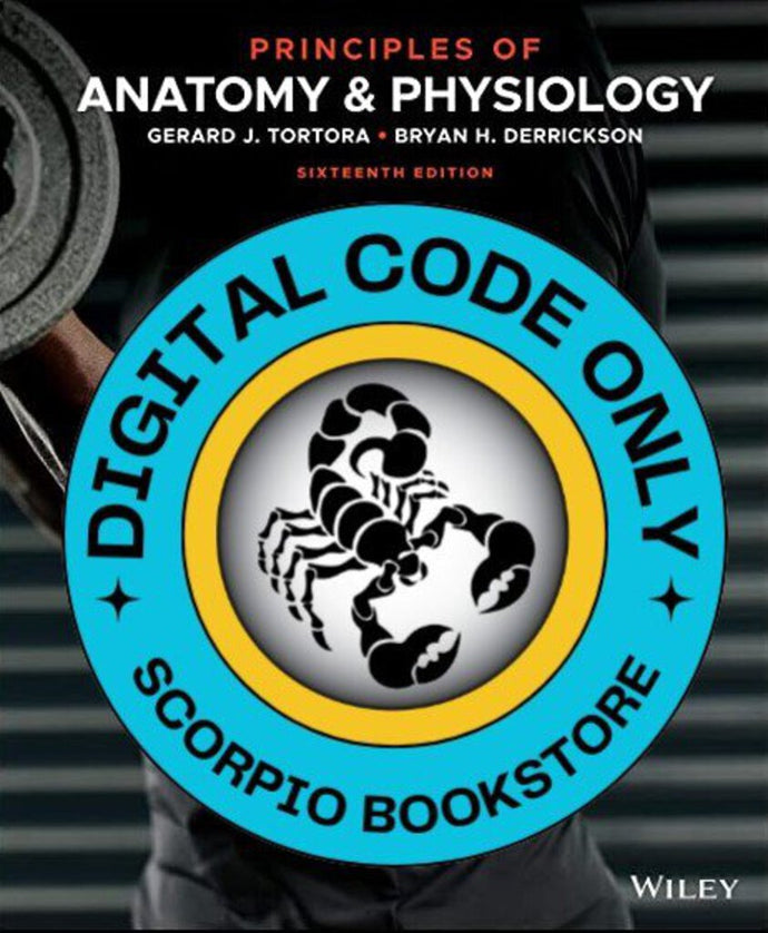 WileyPLUS Next Gen Card (2Semester) for Principles of Anatomy and Physiology 16th edition by Tortora *FINAL SALE* *COURSE LINK FROM PROFESSOR REQUIRED*