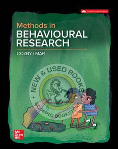 *NYP coming 07/15/24* Methods In Behavioural Research 4th Edition + Connect by Paul C. Cozby 9781265846046